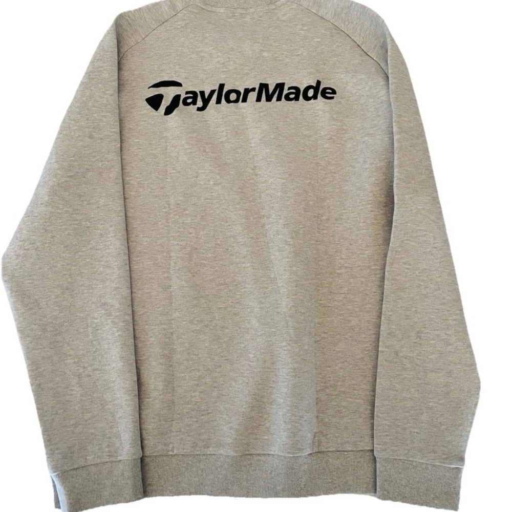 Taylor Made Mens Size 110 Merino Wool Grey Golf Sweater ORIGINAL